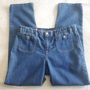 Style Co Jeans Blue Straight Leg Casual Western Rodeo Welt Pocket Cabin Y2K